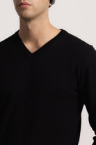 VITTORIO - Maglione scollo V (Nero)