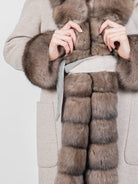 Cappotto a Vestaglia di Zibellino e Cashmere - Elisabettapanerai