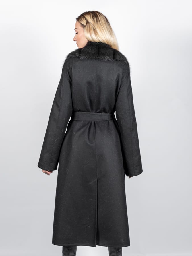 Cappotto a Vestaglia di Zibellino e Cashmere - Elisabettapanerai
