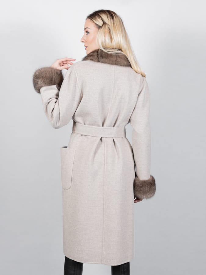 Cappotto a Vestaglia di Zibellino e Cashmere - Elisabettapanerai