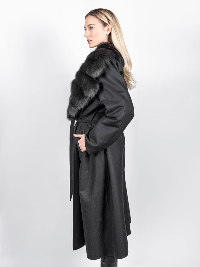 Cappotto a Vestaglia di Zibellino e Cashmere - Elisabettapanerai
