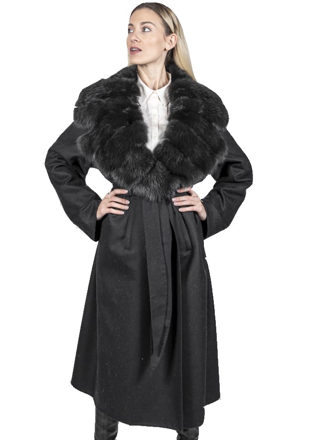 Cappotto a Vestaglia di Zibellino e Cashmere - Elisabettapanerai