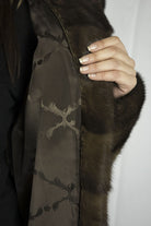 Cappotto di Visone con Cappuccio Marrone - Elisabettapanerai