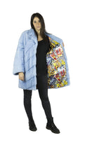 Cappotto in Visone Celeste - Elisabettapanerai