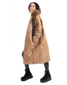 Cento Grammi con colletto in Volpe - Beige - Elisabettapanerai